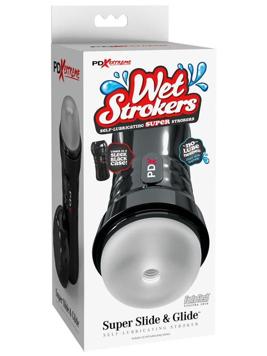 PDX Extreme Wet Pussies Super Slide & Glide Male Stroker - Masturbators and Strokers
