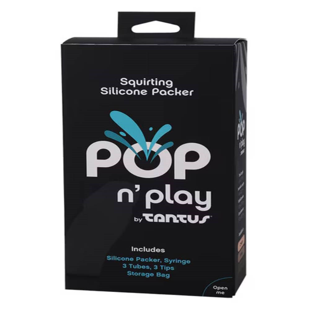 POP N Play by TANTUS Realistic Squirting Packer Dildo - Realistic Dildos