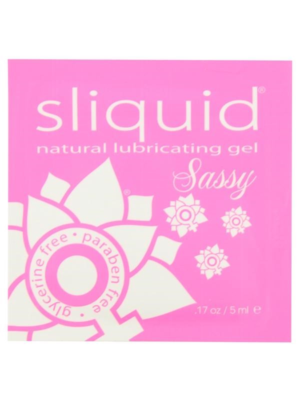 Sliquid Naturals Sassy Pillows Water Based Intimate Lubricant .17 Oz - - Water Based Lubes