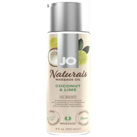 System JO Naturals Oil Based Massage Oil 120 ml - Massage Oils and Lubricants