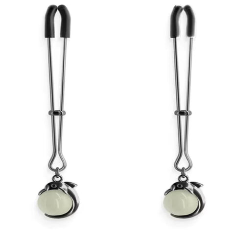 NS Novelties Bound Nipple Clamps G1 - Nipple and Clit Clamps