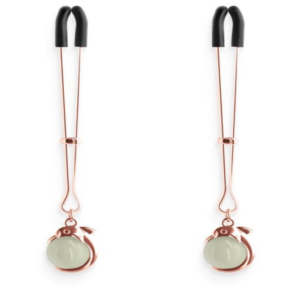 NS Novelties Bound Nipple Clamps G1 - Nipple and Clit Clamps