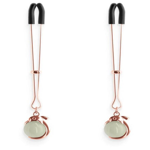 NS Novelties Bound Nipple Clamps G1 - Nipple and Clit Clamps
