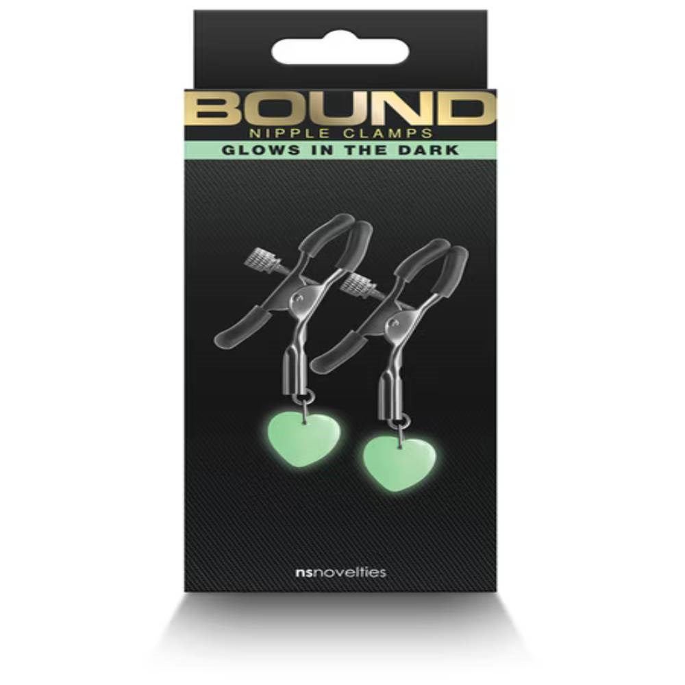 NS Novelties Bound Nipple Clamps G3 - Nipple and Clit Clamps