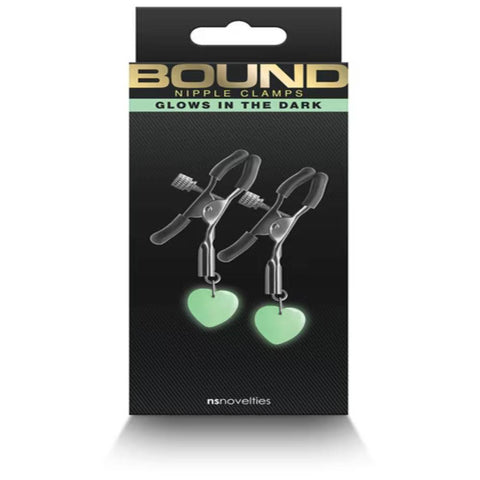 NS Novelties Bound Nipple Clamps G3 - Nipple and Clit Clamps