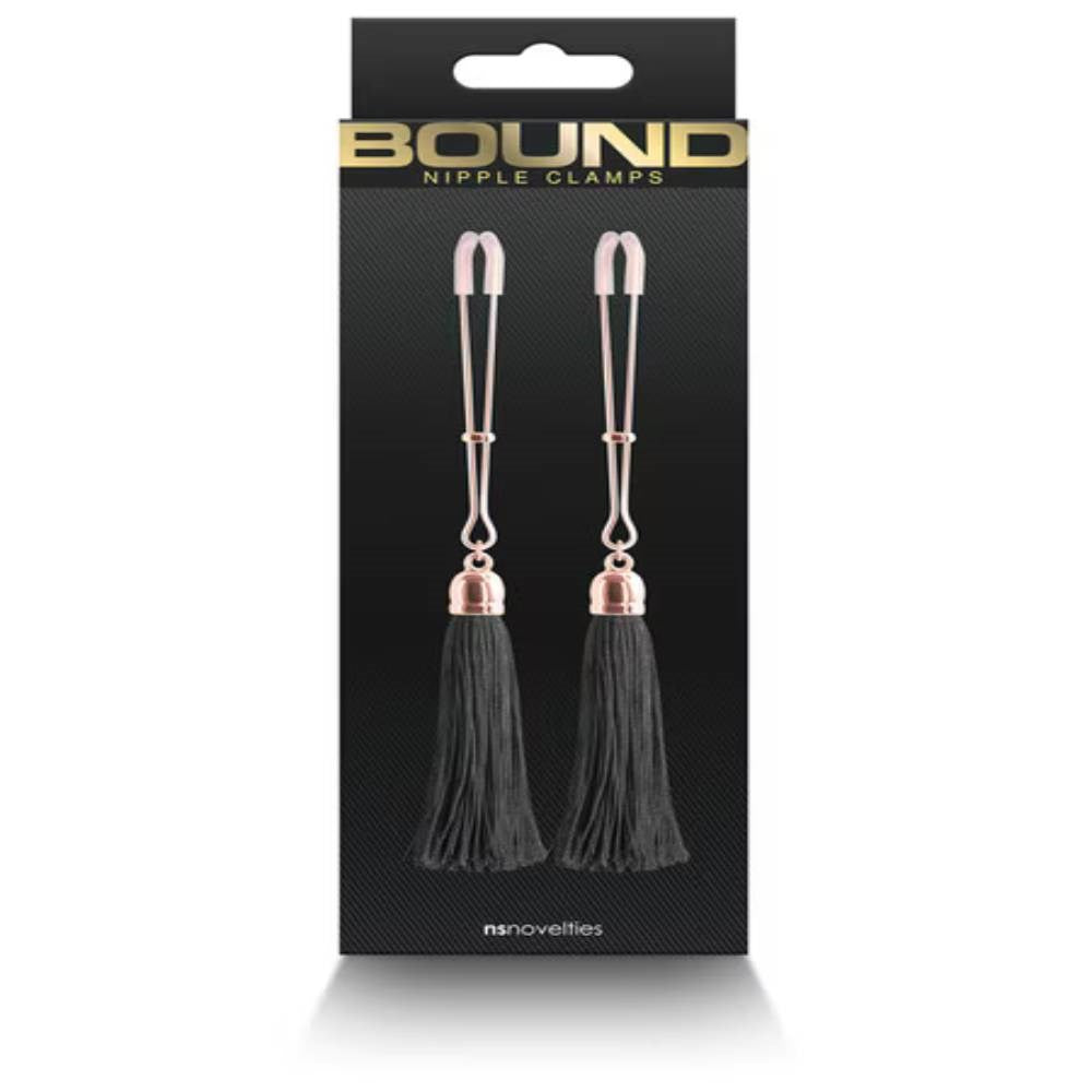 NS Novelties Bound Nipple Clamps T1 - Nipple and Clit Clamps