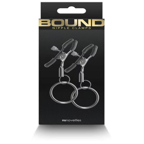 NS Novelties Bound Womens Nipple Clamps C2 - Nipple and Clit Clamps