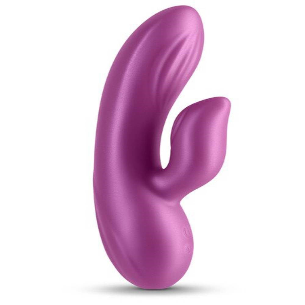NS Novelties Seduction Angel Metallic Rabbit Vibrator - Rabbit Vibrators