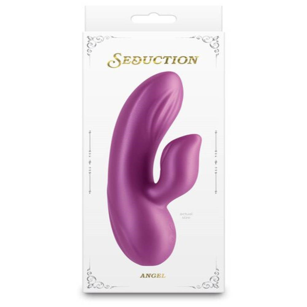 NS Novelties Seduction Angel Metallic Rabbit Vibrator - Rabbit Vibrators