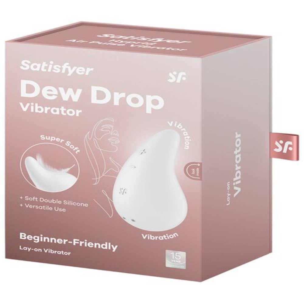 Satisfyer Dew Drop 12 Functions Intense Clitoral Stimulator - Clit Ticklers and Pulsators