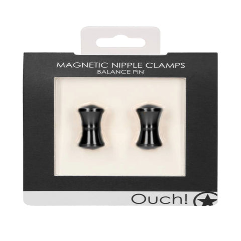 Shots Toys Balance Pin Magnetic Nipple Clamps - Nipple and Clit Clamps
