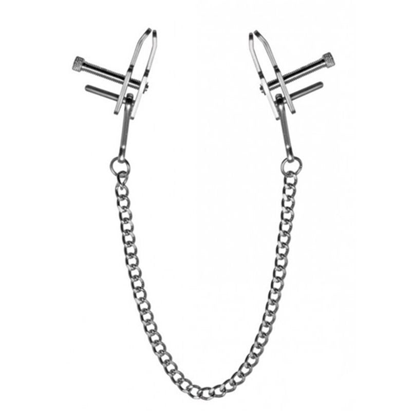 BDStyle Kneel Nose to Genitals Kneeling Clamps - Nipple and Clit Clamps