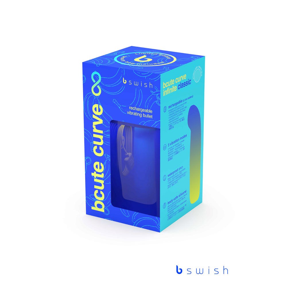 B Swish Curve Infinite Classic USB Rechargeable G-Spot Vibrator with Limited Edition Storage Case - G-Spot Vibrators
