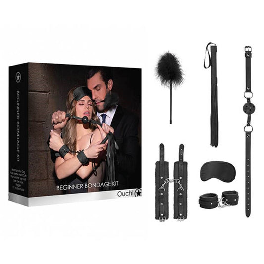 Shots Toys Ouch! 5 Piece Set Beginners Bondage Kit - Bondage Kits