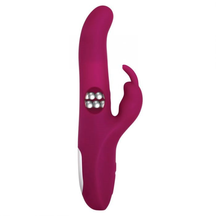 Adam and Eve Eve's Twirling Thrusting Rabbit Vibrator Purple - Rabbit Vibrators