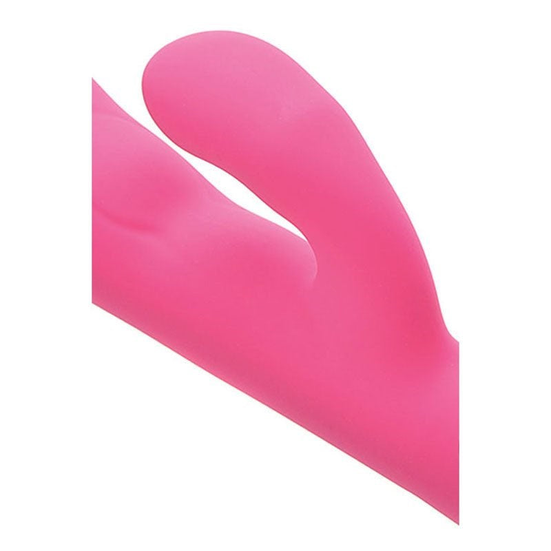 Adam and Eve The Warming Rechargeable Warming G Spot Rabbit Vibrator Pink - Rabbit Vibrators