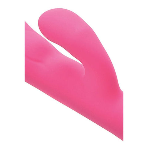 Adam and Eve The Warming Rechargeable Warming G Spot Rabbit Vibrator Pink - Rabbit Vibrators