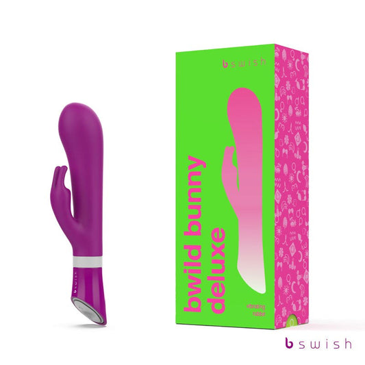 B Swish Bwild Deluxe Bunny Rabbit Vibrator Raspberry - Rabbit Vibrators