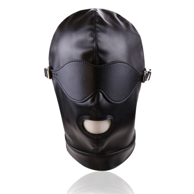 BDStyle BDSM Play Full Mask Eyes & Mouth Detachable - - Blindfolds And Masks