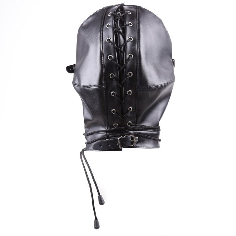 BDStyle BDSM Play Full Mask Eyes & Mouth Detachable - - Blindfolds And Masks