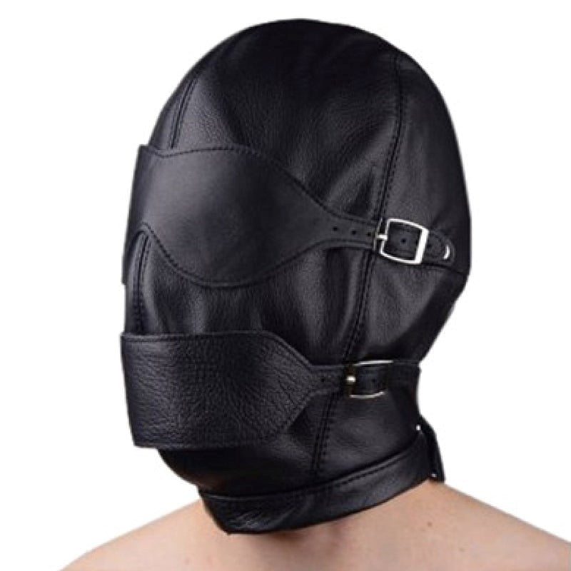 BDStyle Full Bondage Mask Eyes & Mouth Detachable - - Blindfolds And Masks