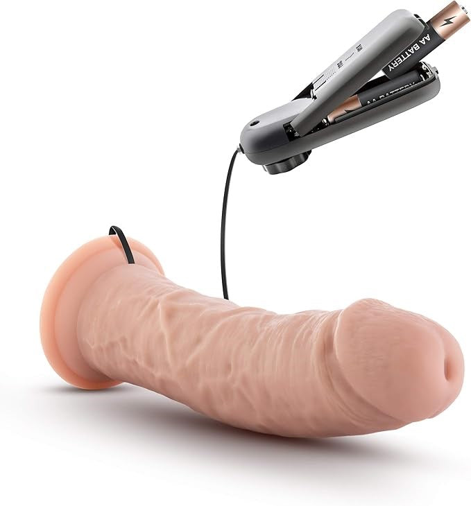 Blush Novelties Dr Skin Dr Joe Vibrating Dong Flesh 20.3cm - - Vibrating Dildos