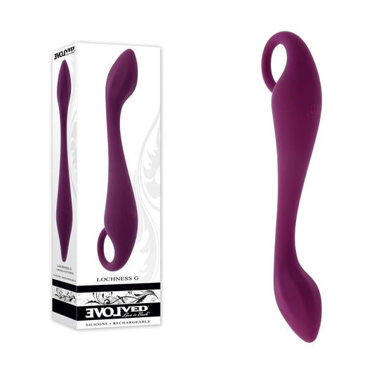 Evolved LOCHNESS G Spot USB Rechargeable G Spot Vibrator Purple - G-Spot Vibrators