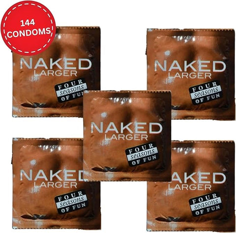 Four Seasons Naked Closer Condoms Bulk Box of 144 - Condoms
