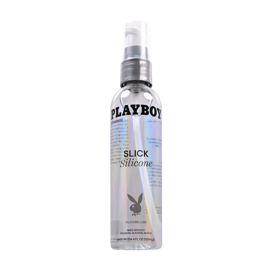 Playboy Pleasure SLICK SILICONE Lubricant 120ml Bottle - Silicone Based Lubes
