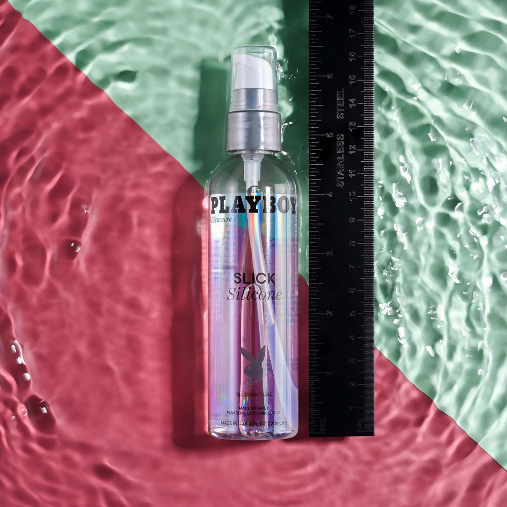Playboy Pleasure SLICK SILICONE Lubricant 120ml Bottle - - Silicone Based Lubes