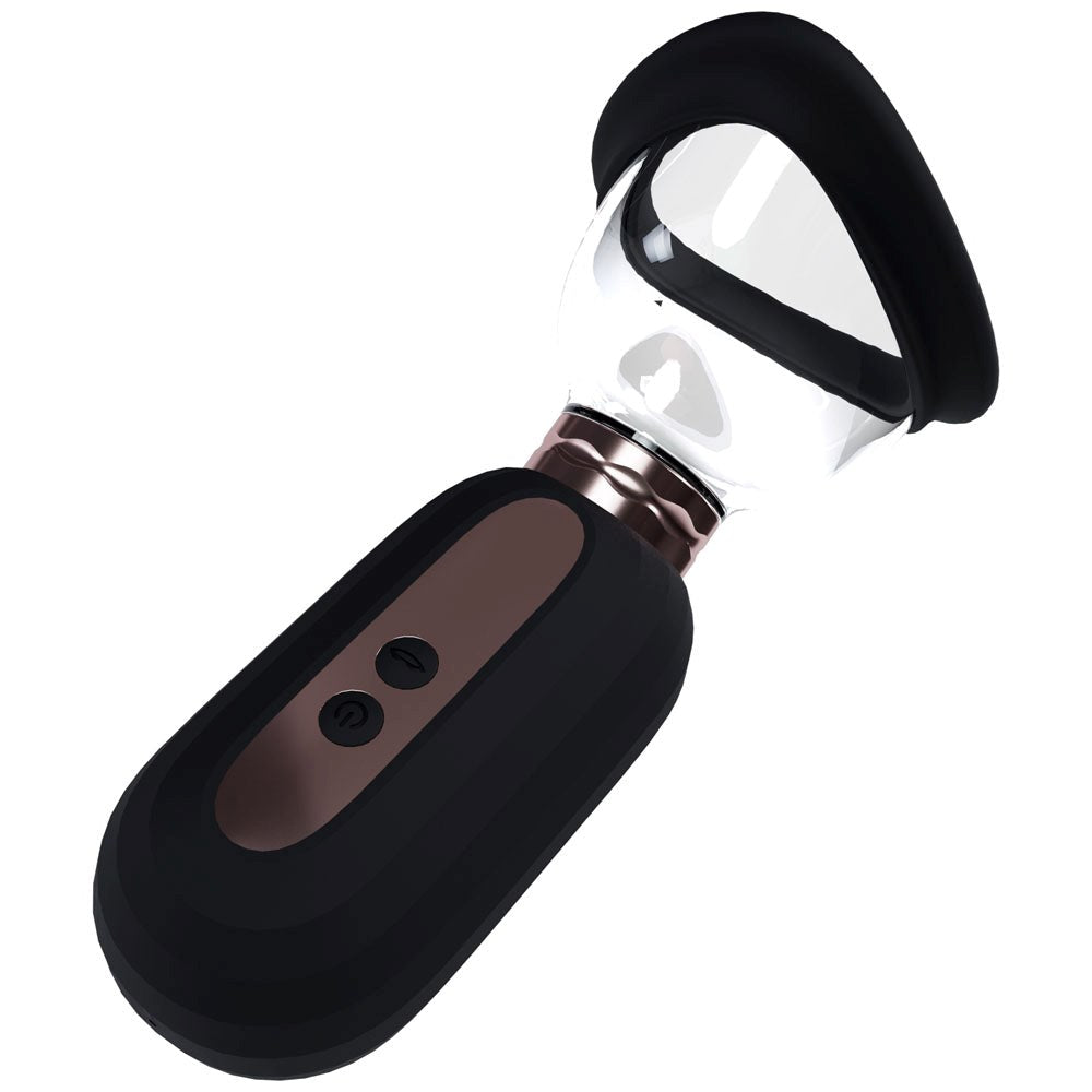 Shots Toys PUMPED Dazzling Auto USB Rechargeable Ladies Pump Black - - Pussy And Clit Toys