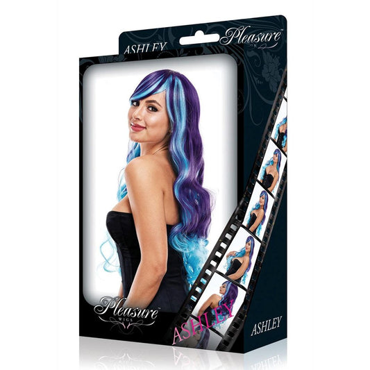 Xgen Products Womens PLEASURE WIGS Ashley Purple/Blue - Wigs and Gloves