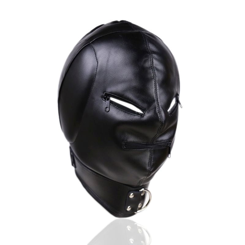 BDStyle BDSM Play Zipper Hood With Thicker Ear - - Bondage Hoods