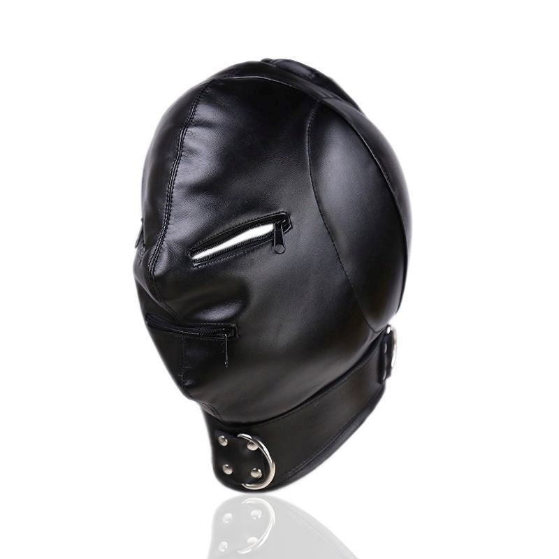 BDStyle BDSM Play Zipper Hood With Thicker Ear - - Bondage Hoods