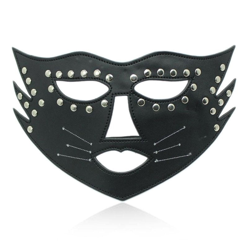 BDStyle Cat Face Mask with Beard - - Blindfolds And Masks