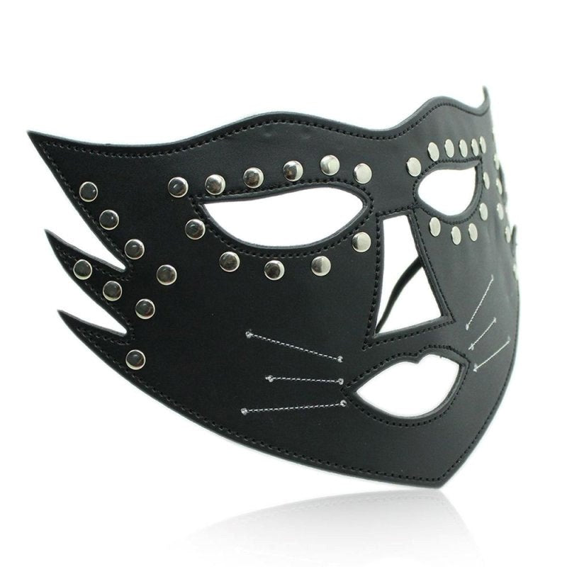 BDStyle Cat Face Mask with Beard - - Blindfolds And Masks