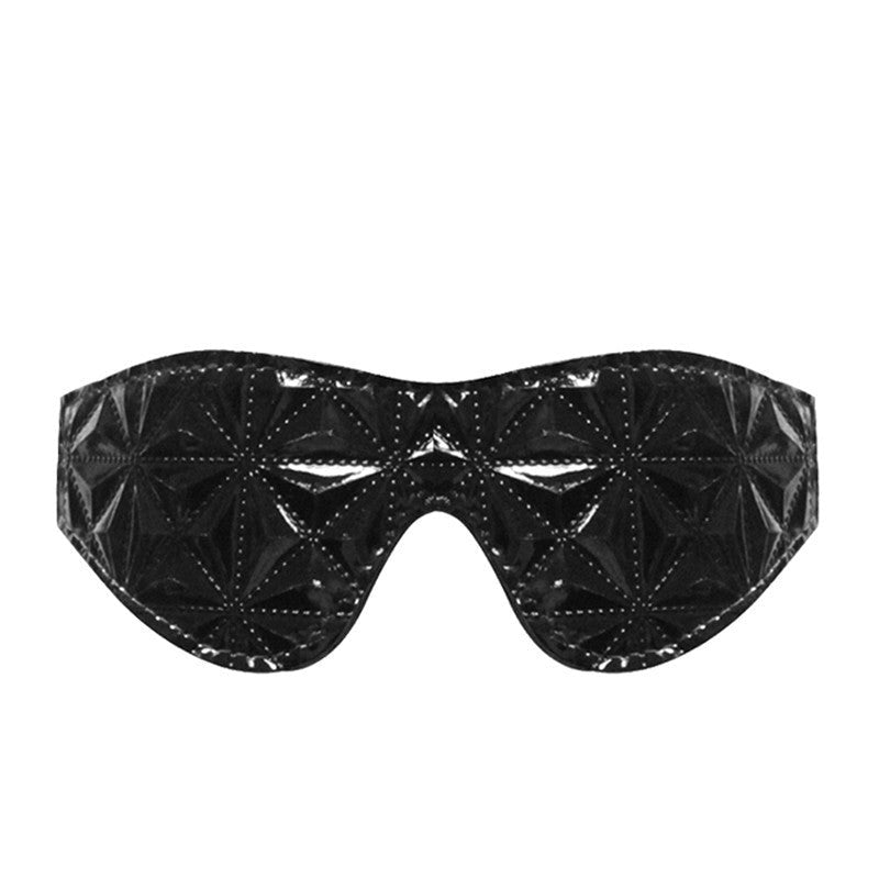 BDStyle Diamond Patterned Sinful Blindfold - - Blindfolds And Masks