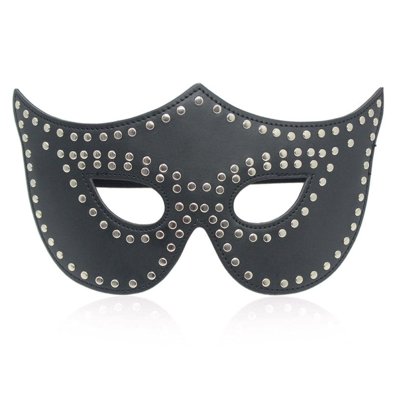 BDStyle Eye Mask with Rivets Detail - - Blindfolds And Masks