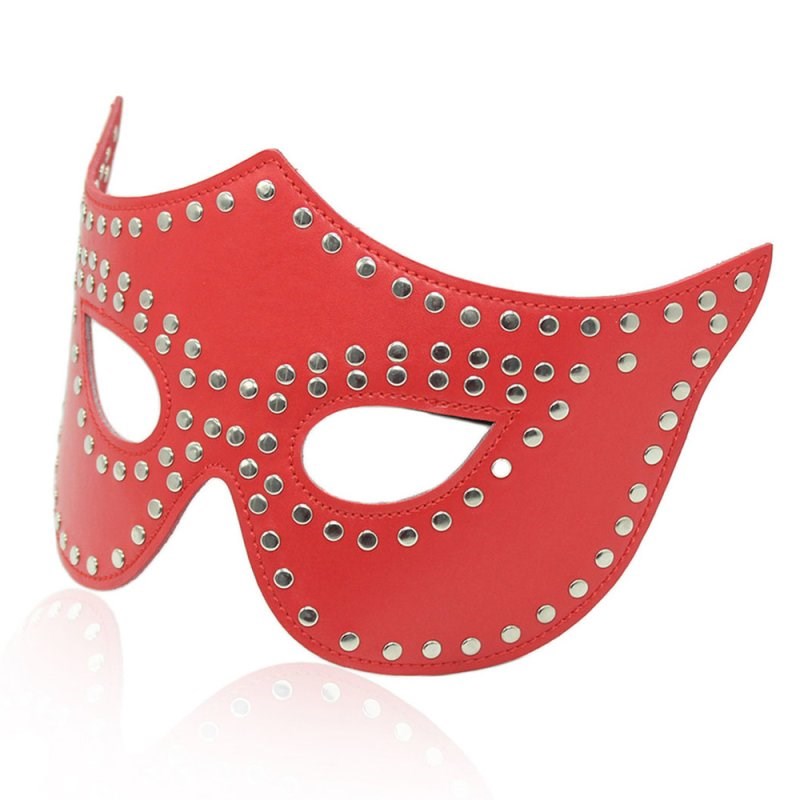 BDStyle Eye Mask with Rivets Detail - - Blindfolds And Masks