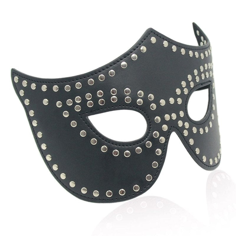 BDStyle Eye Mask with Rivets Detail - - Blindfolds And Masks