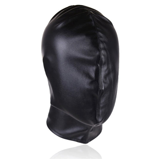 BDStyle Faux Leather One Size Frenulum Full Hoods - Bondage Hoods