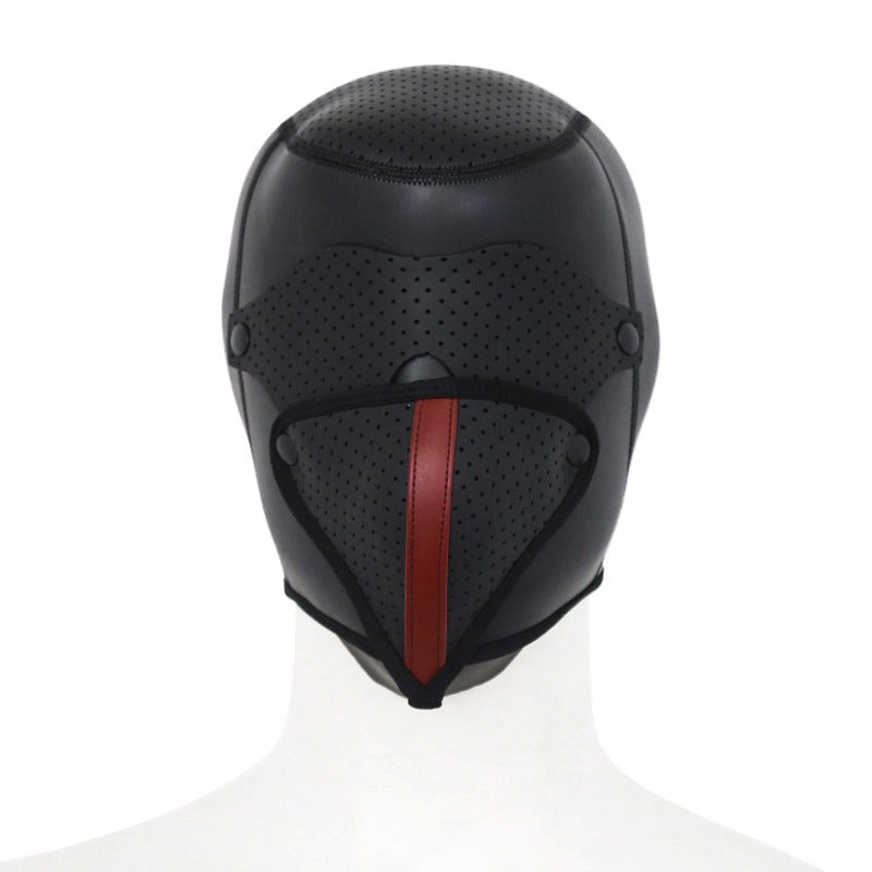 BDStyle Faux Leather Ventilation Hoods - - Bondage Hoods