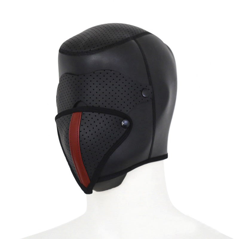 BDStyle Faux Leather Ventilation Hoods - - Bondage Hoods