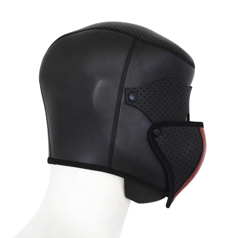 BDStyle Faux Leather Ventilation Hoods - - Bondage Hoods