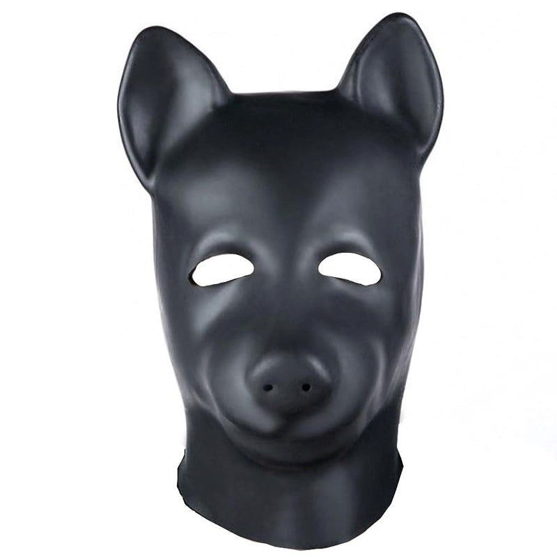 BDStyle Latex Fetish Play Pig Hood Mask - - Bondage Hoods