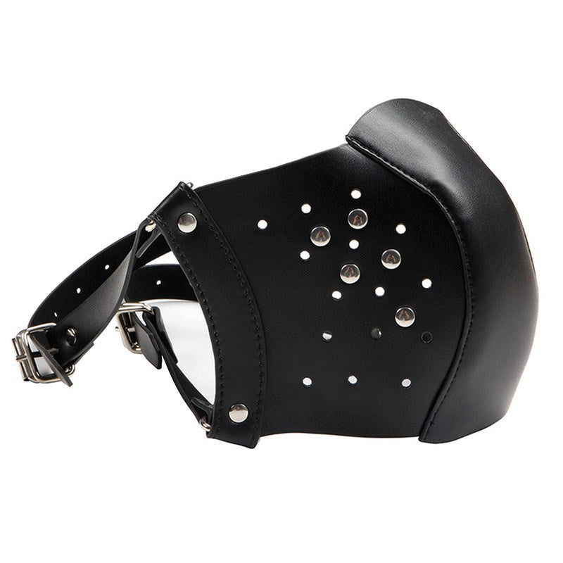 BDStyle Punk Face Mask With Hole - - Bondage Hoods