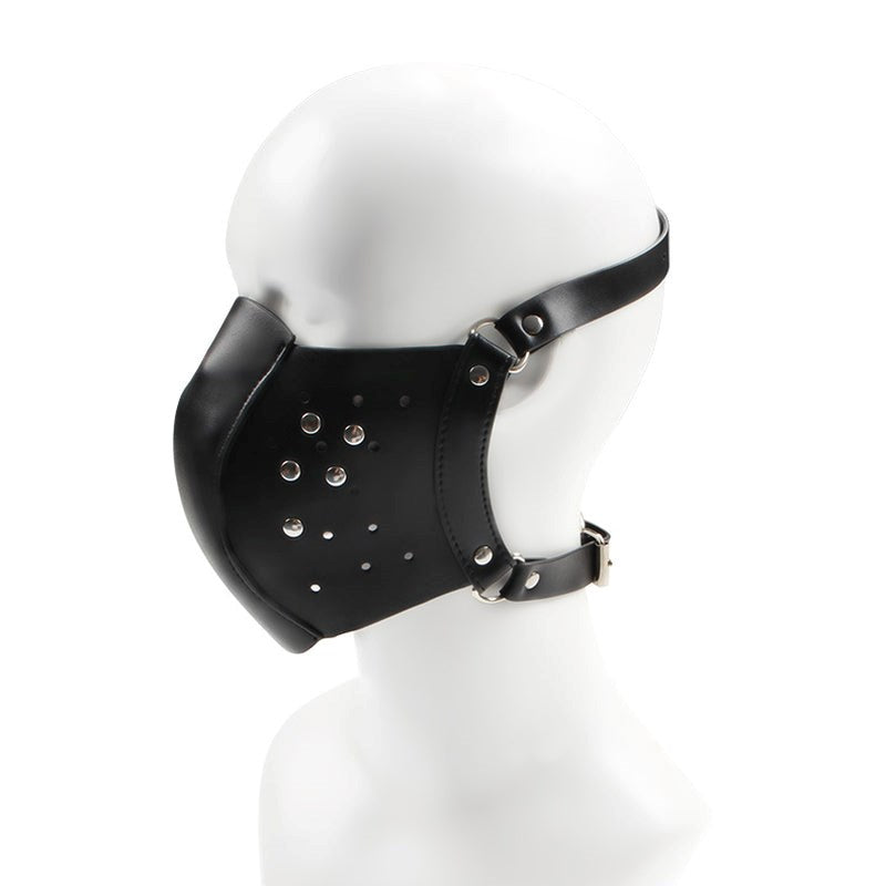 BDStyle Punk Face Mask With Hole - - Bondage Hoods