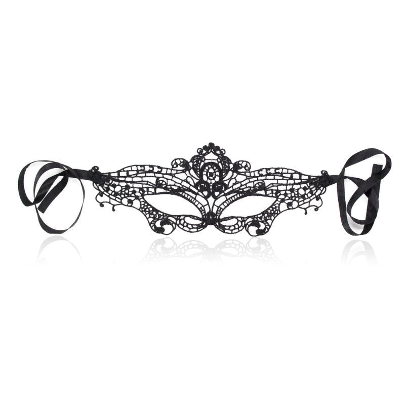 BDStyle Romantic Black Lace Mask - - Blindfolds And Masks