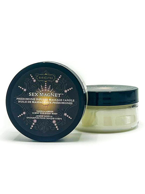 Kama Sutra Products Sex Magnet Pheromone Massage Candle Vanilla Amber - Bath and Intimate Fragrances