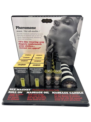 Kama Sutra Products SEX MAGNET Pheromone Vanilla Amber Fragrance Oil Prepack Display 20 Units - Bath and Intimate Fragrances